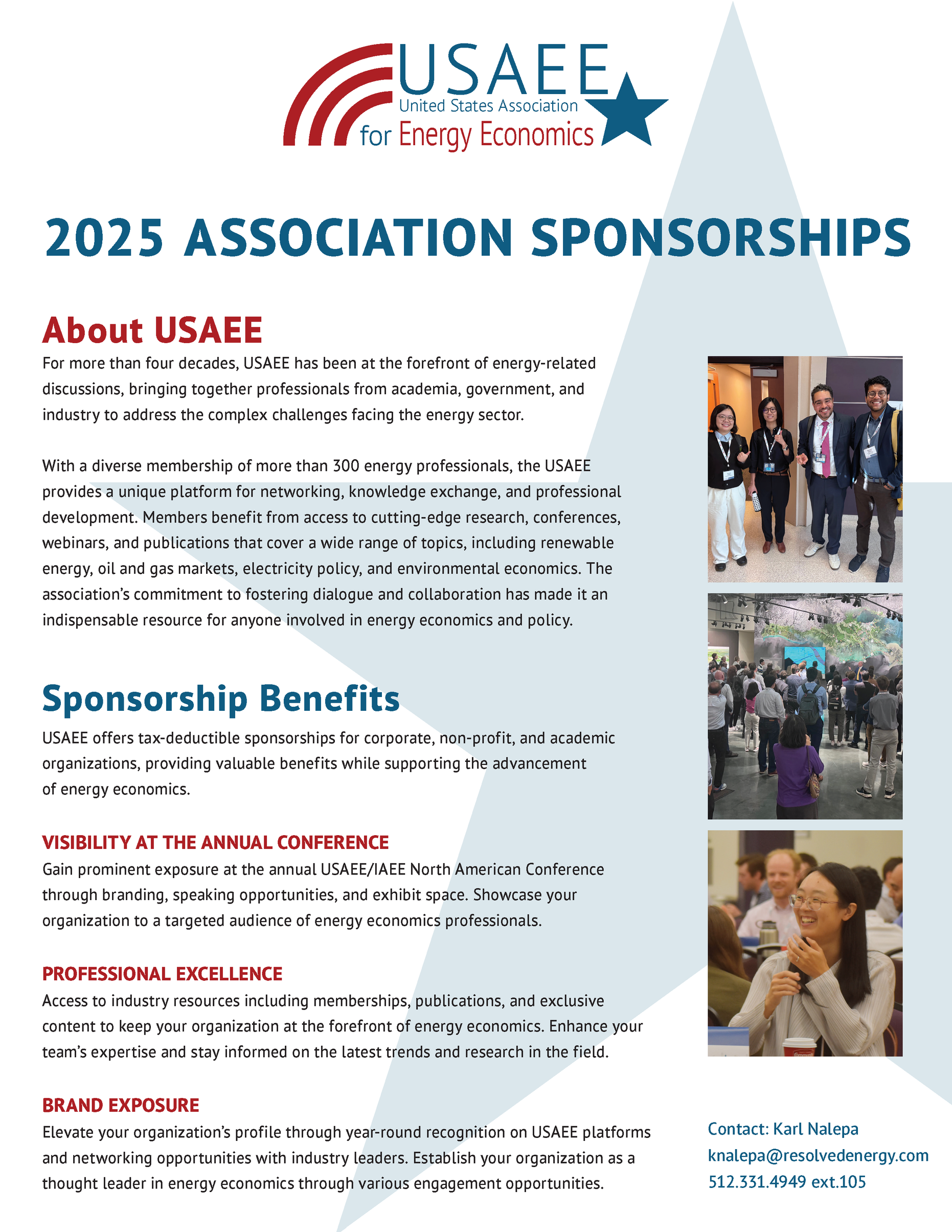 Usaee Association Sponsorship Flyer 2025 1 S