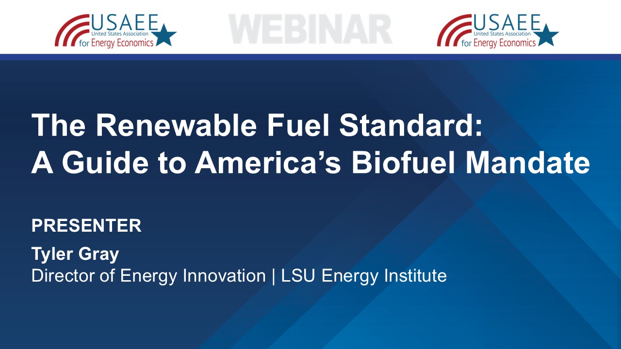 The Renewable Fuel Standard